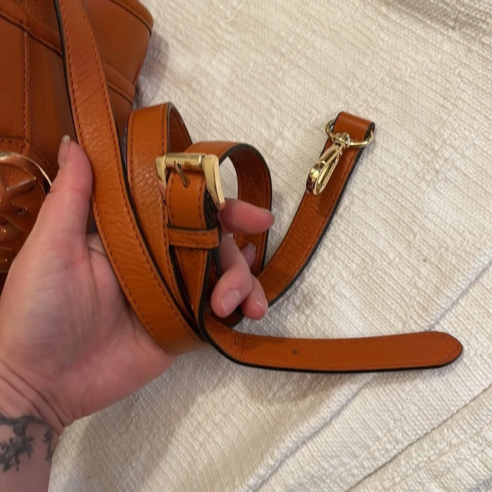 MICHAEL KORS-Margo satchel in burnt orange - NWT